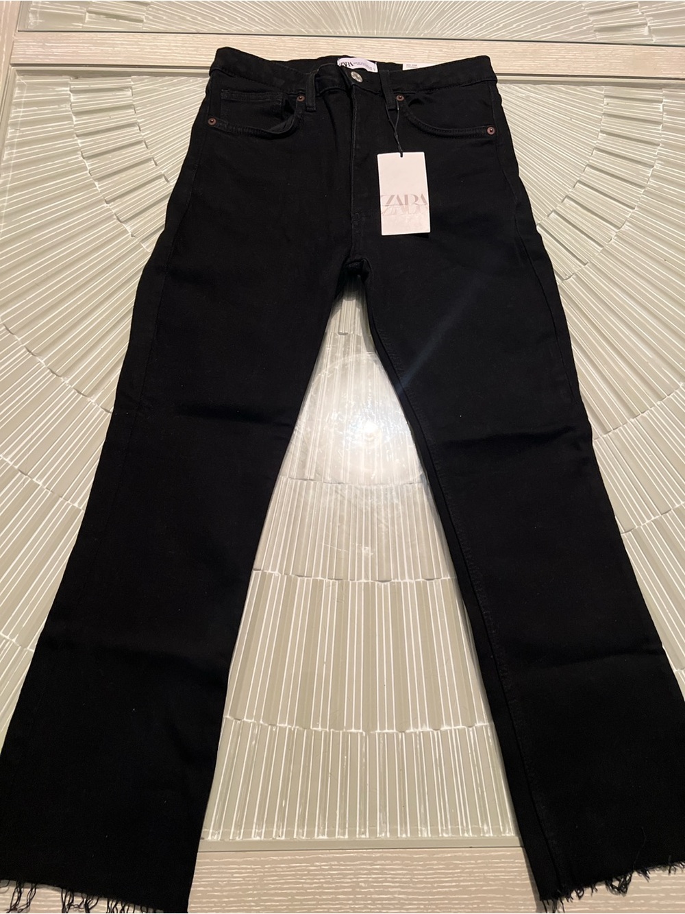 Zara Men Black Bootcut Jeans
